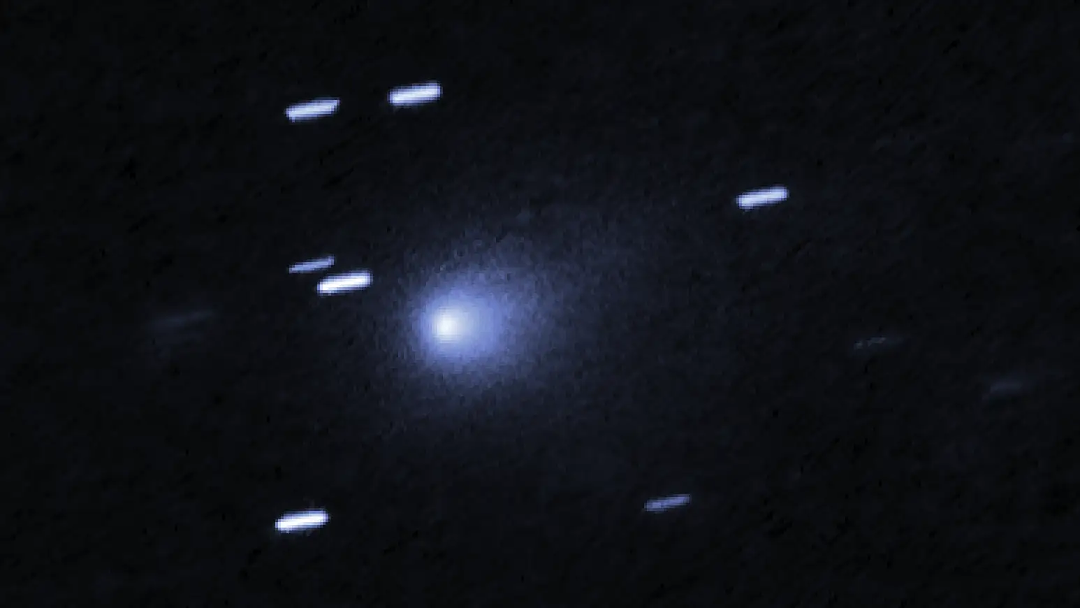  At the time of observation, comet 3I/ATLAS was located at a distance of 3.8 au from the Sun