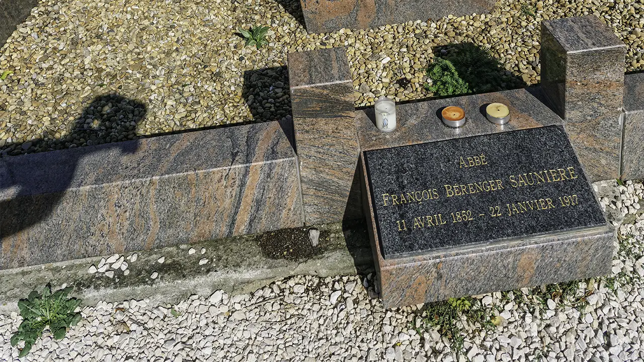 Tombe de l'Abbé Saunières à Rennes-le-Château