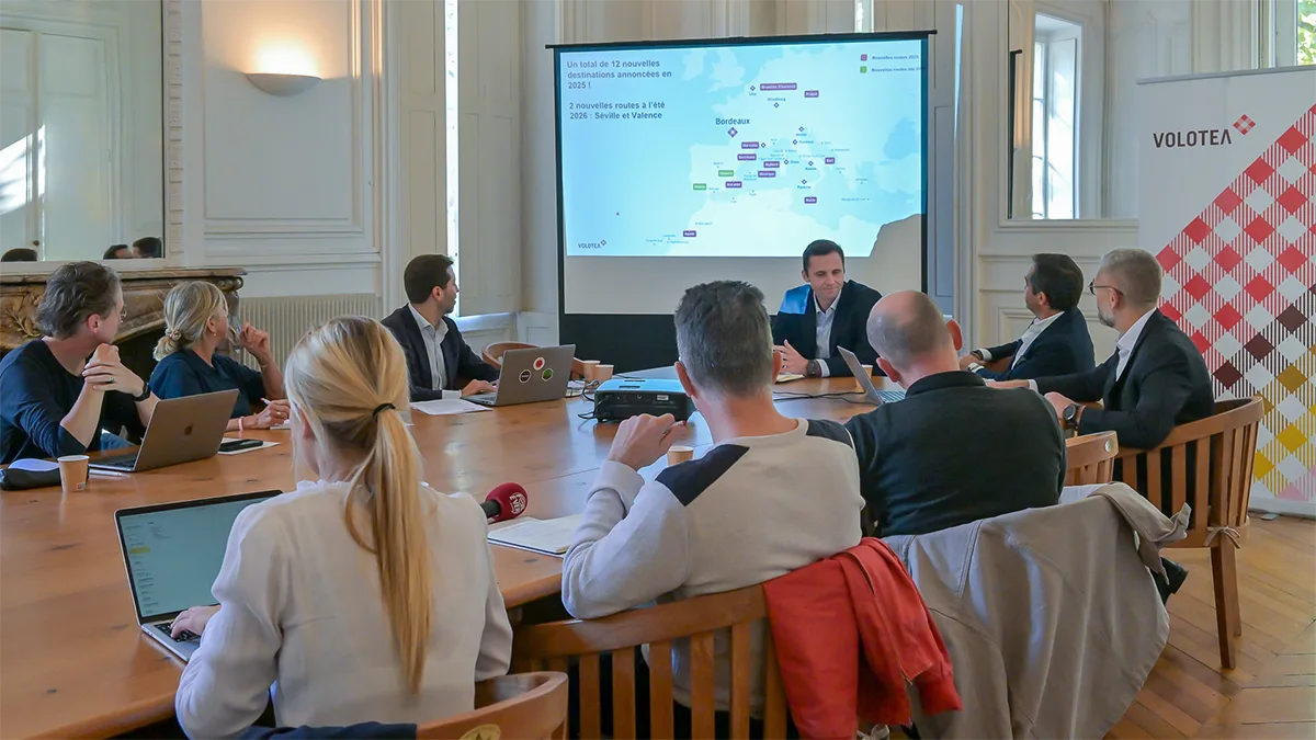 1,5 million de sièges, 20 % de croissance : le pari audacieux de Volotea pour Bordeaux