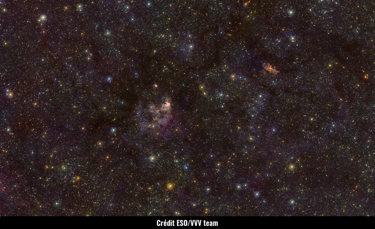 Les nébuleuses RCW 94/95 en lumière infrarouge