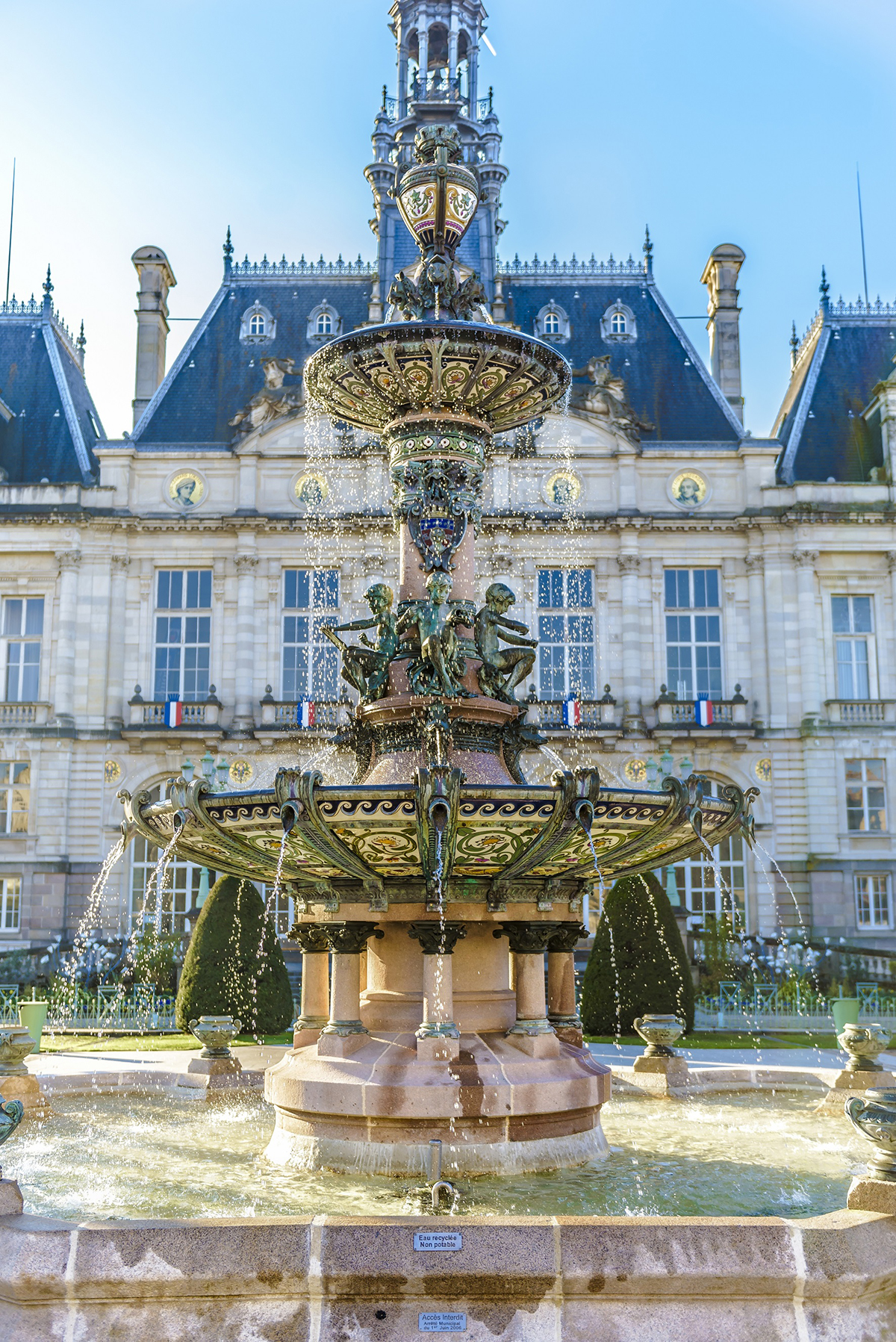 mairie fontaine ville de limoges thierry laporte